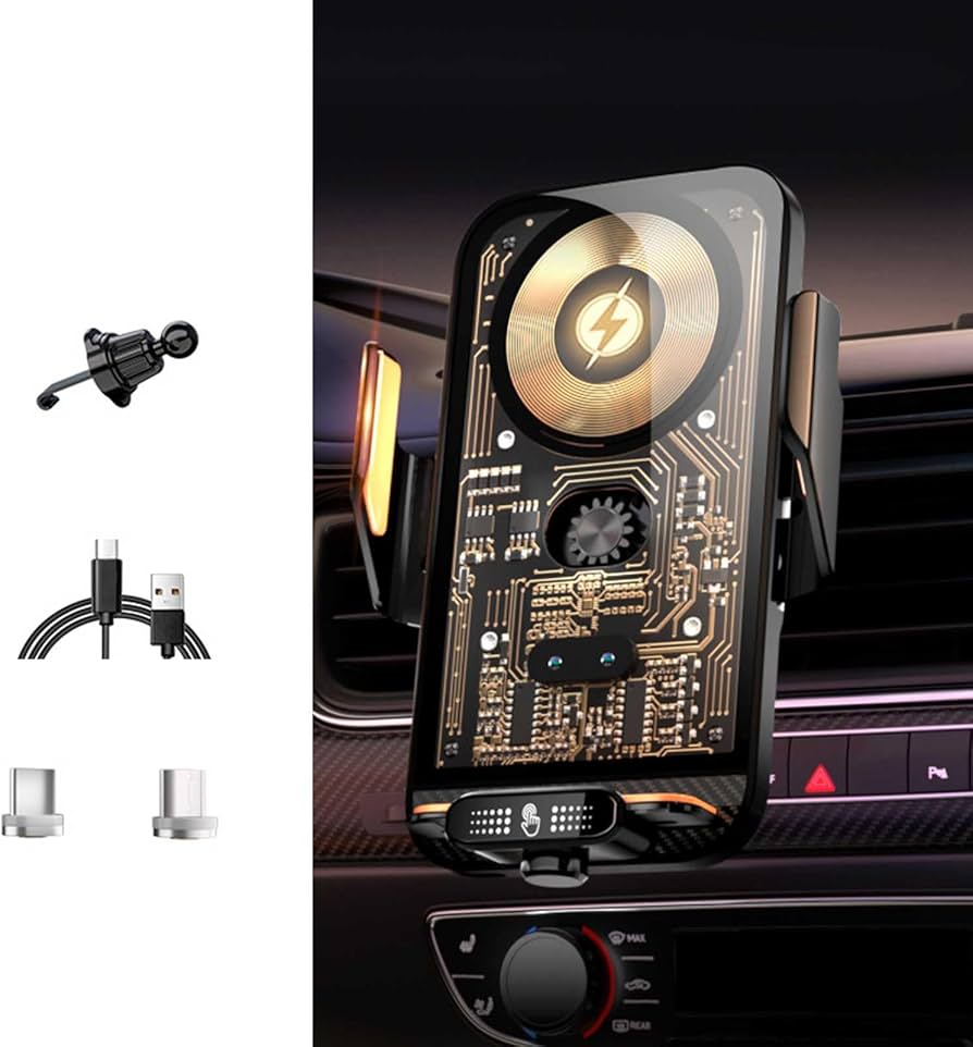 Chargeur de voiture sans fil 2 en 1