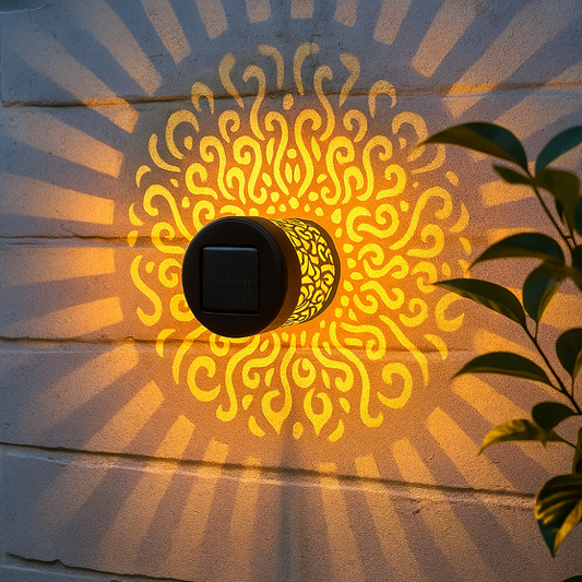 Appliques murales décoratives à énergie solaire