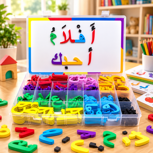 Boîte Magnétique Lettres Arabes
