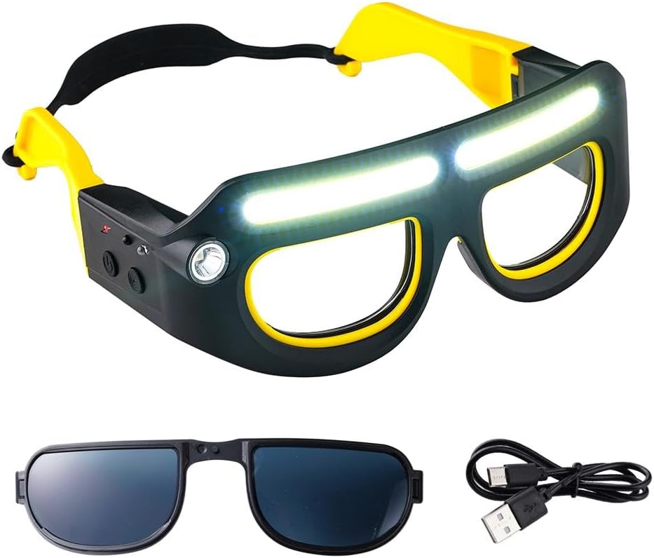 Lunettes frontales LED rechargeables
