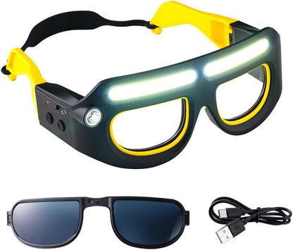 Lunettes frontales LED rechargeables