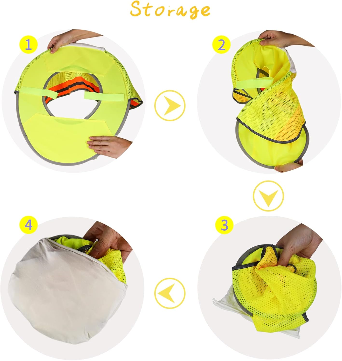 Pare-soleil pour casque de chantier