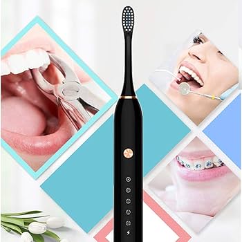 Brosse à dents électrique sonique à 3 têtes