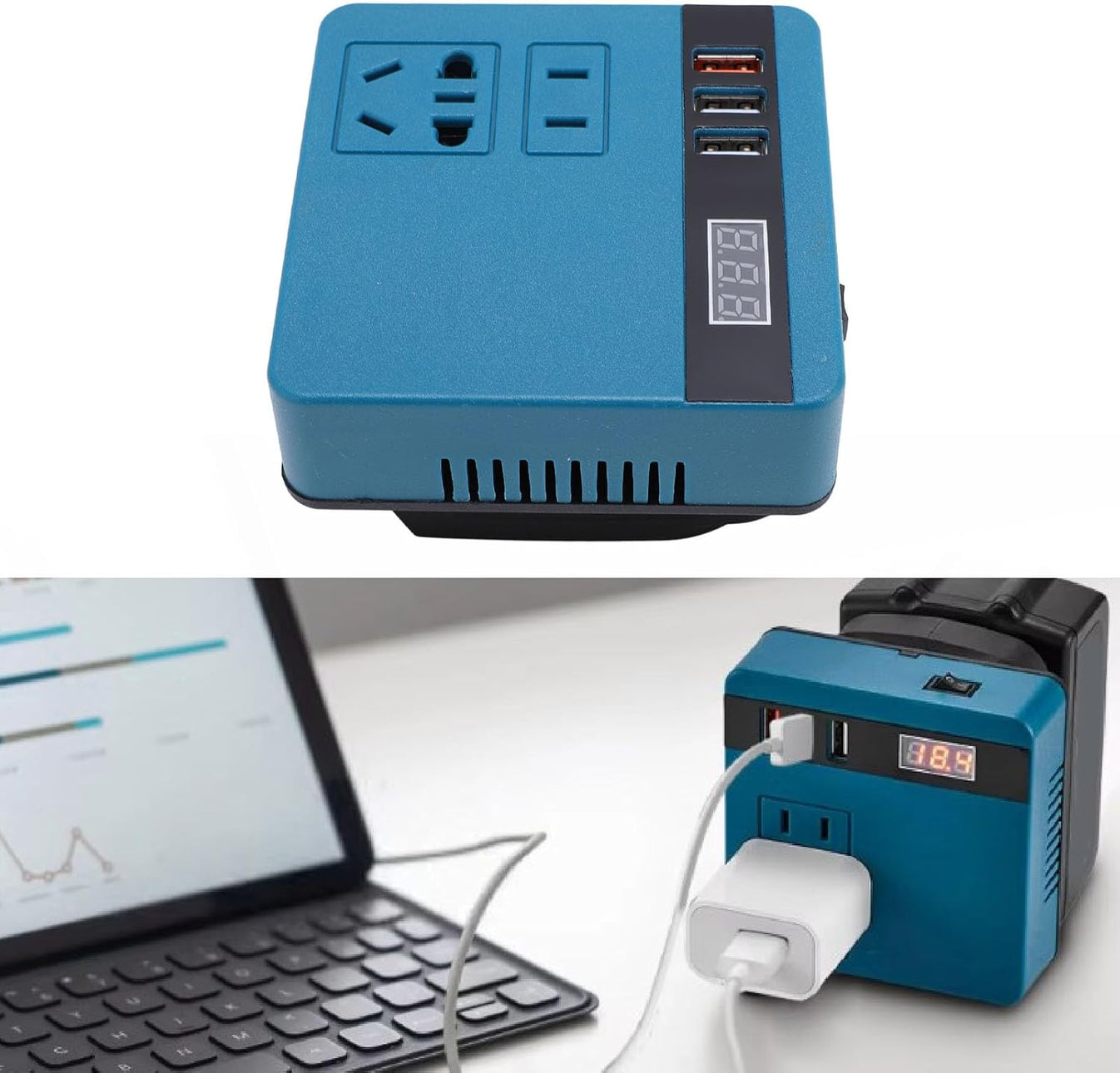 Adaptateur secteur portable