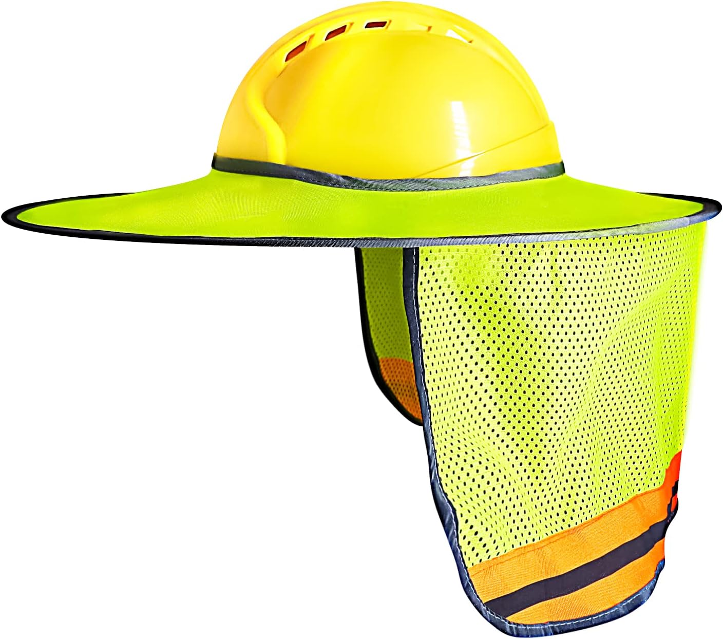 Pare-soleil pour casque de chantier