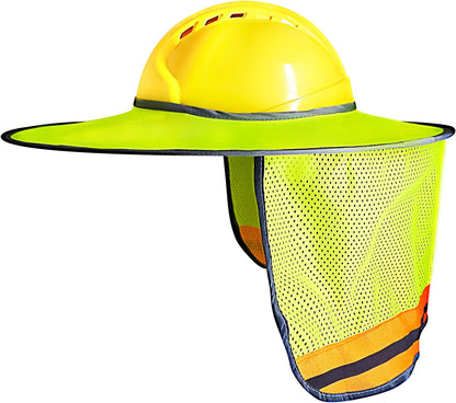 Pare-soleil pour casque de chantier