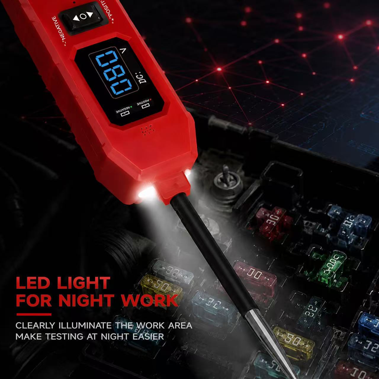 Testeur de circuits et de relais automobiles professionnel 2 en 1
