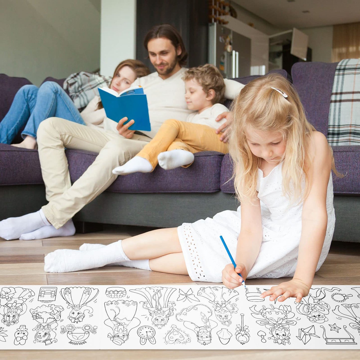 Rouleau de coloriage pour enfants 3M