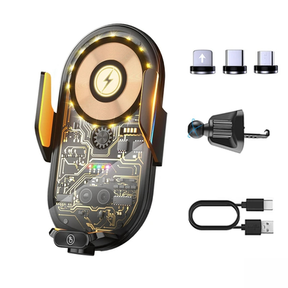 Chargeur de voiture sans fil 2 en 1