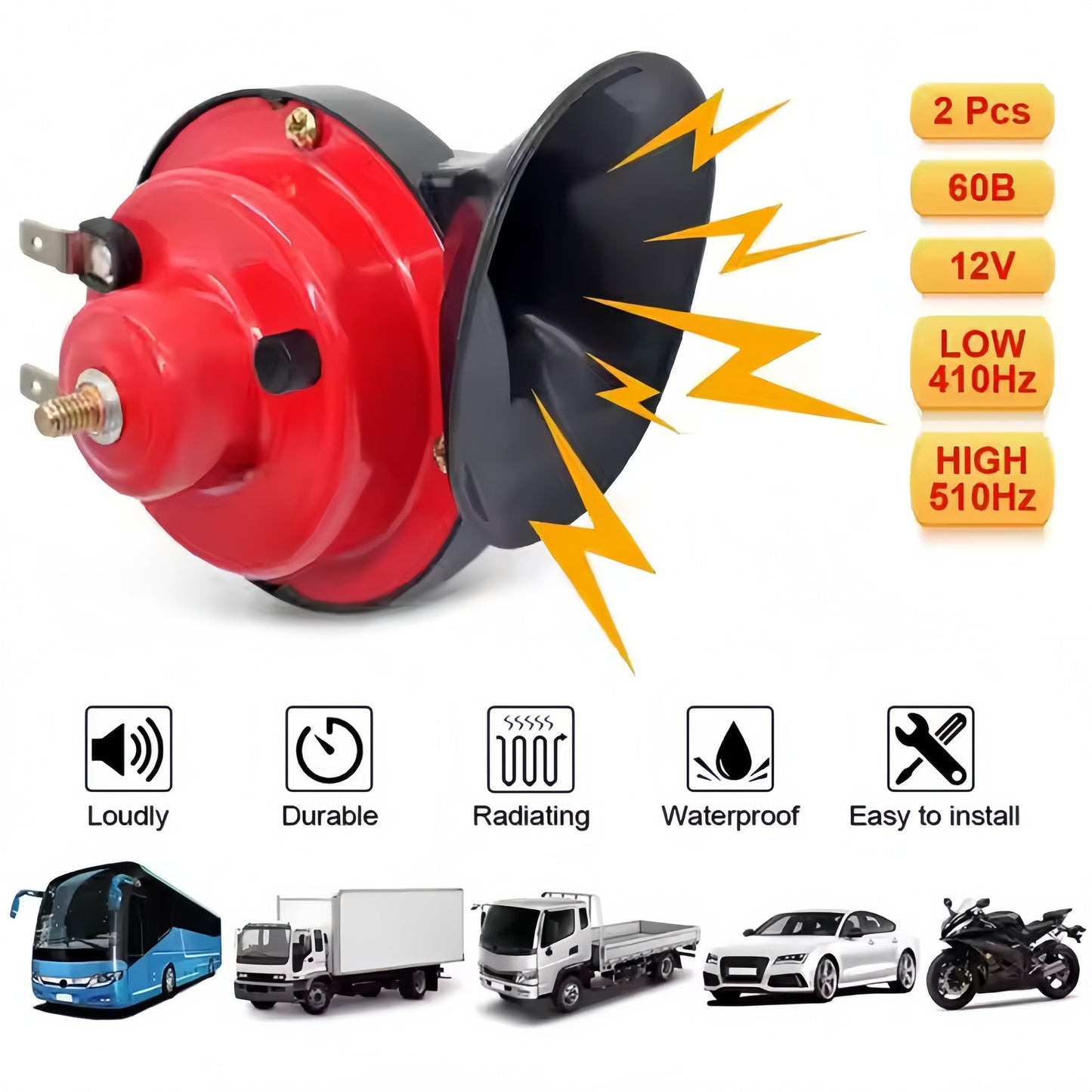 Klaxon fort pour les camions