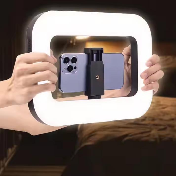 Anneau lumineux vidéo rectangulaire