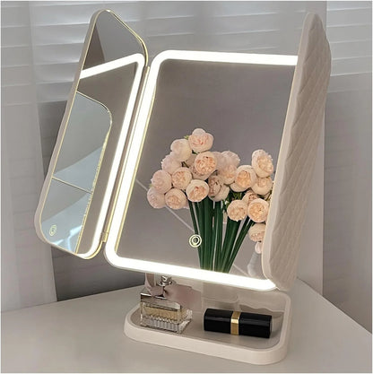 Miroir de Maquillage LED 3 en 1