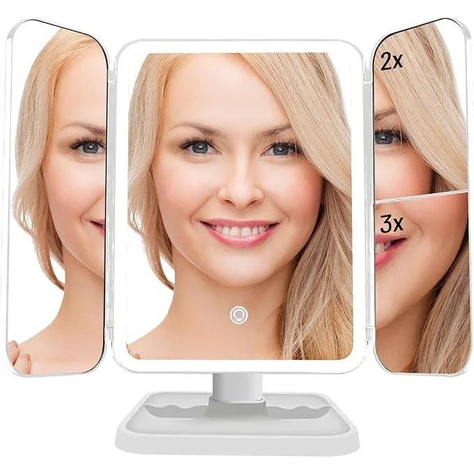 Miroir de Maquillage LED 3 en 1