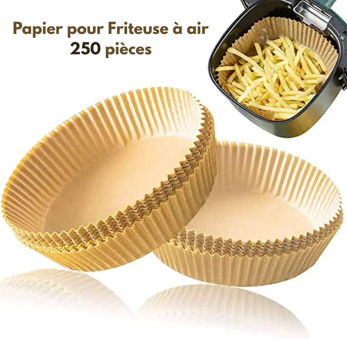 Papier pour Friteuse à air 250 pièces