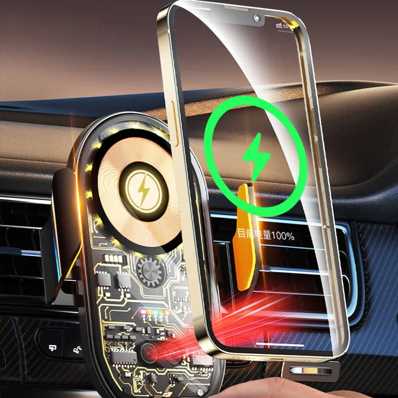 Chargeur de voiture sans fil 2 en 1