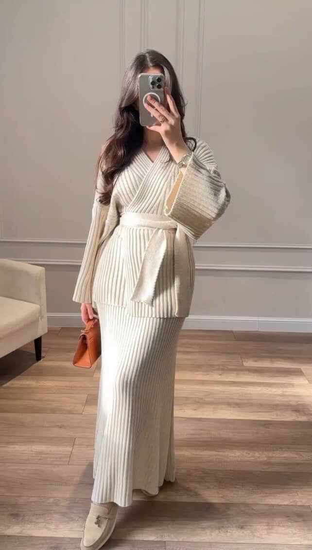 Ensemble Knit Élégance