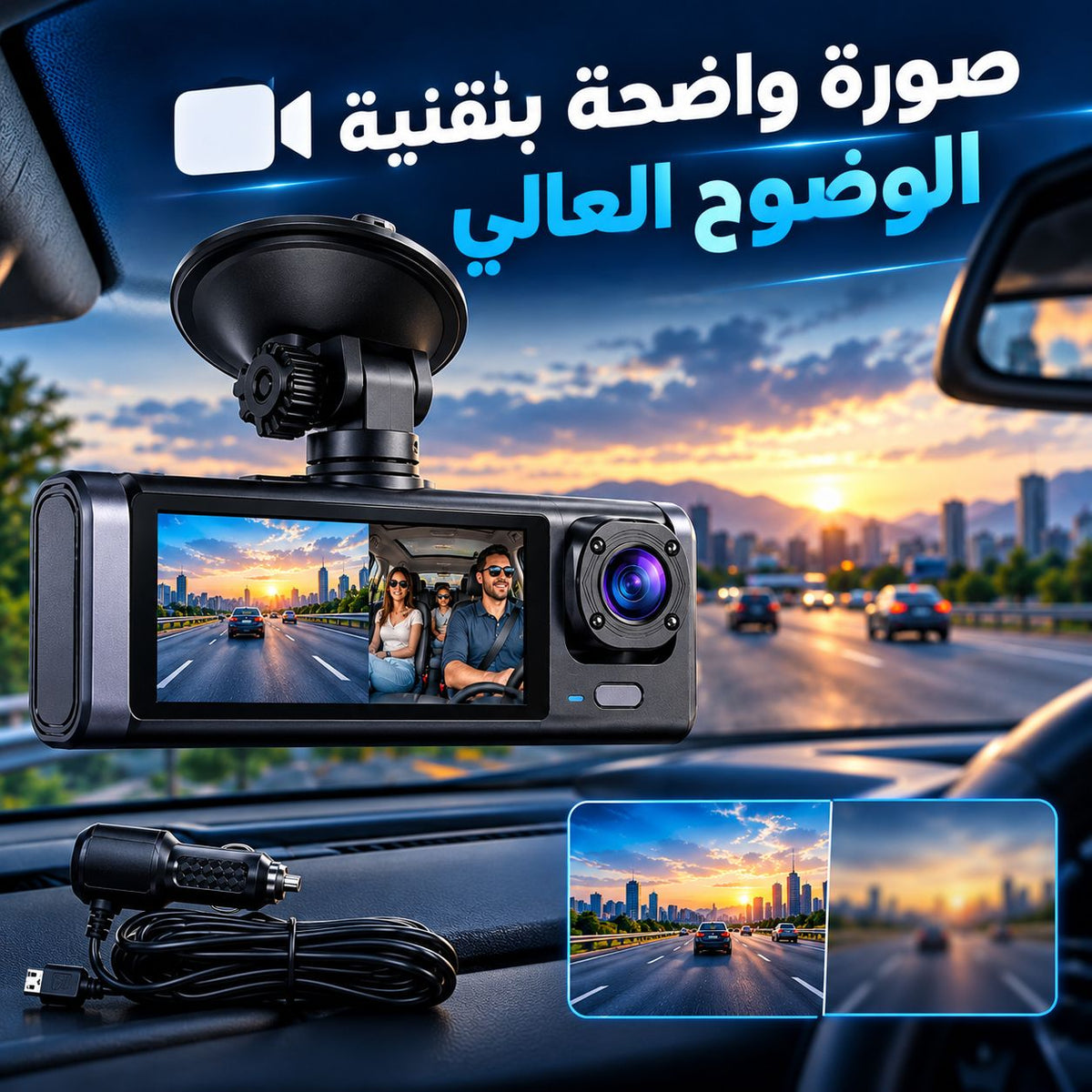Camera de voiture Dashcam FULL HD 1080P