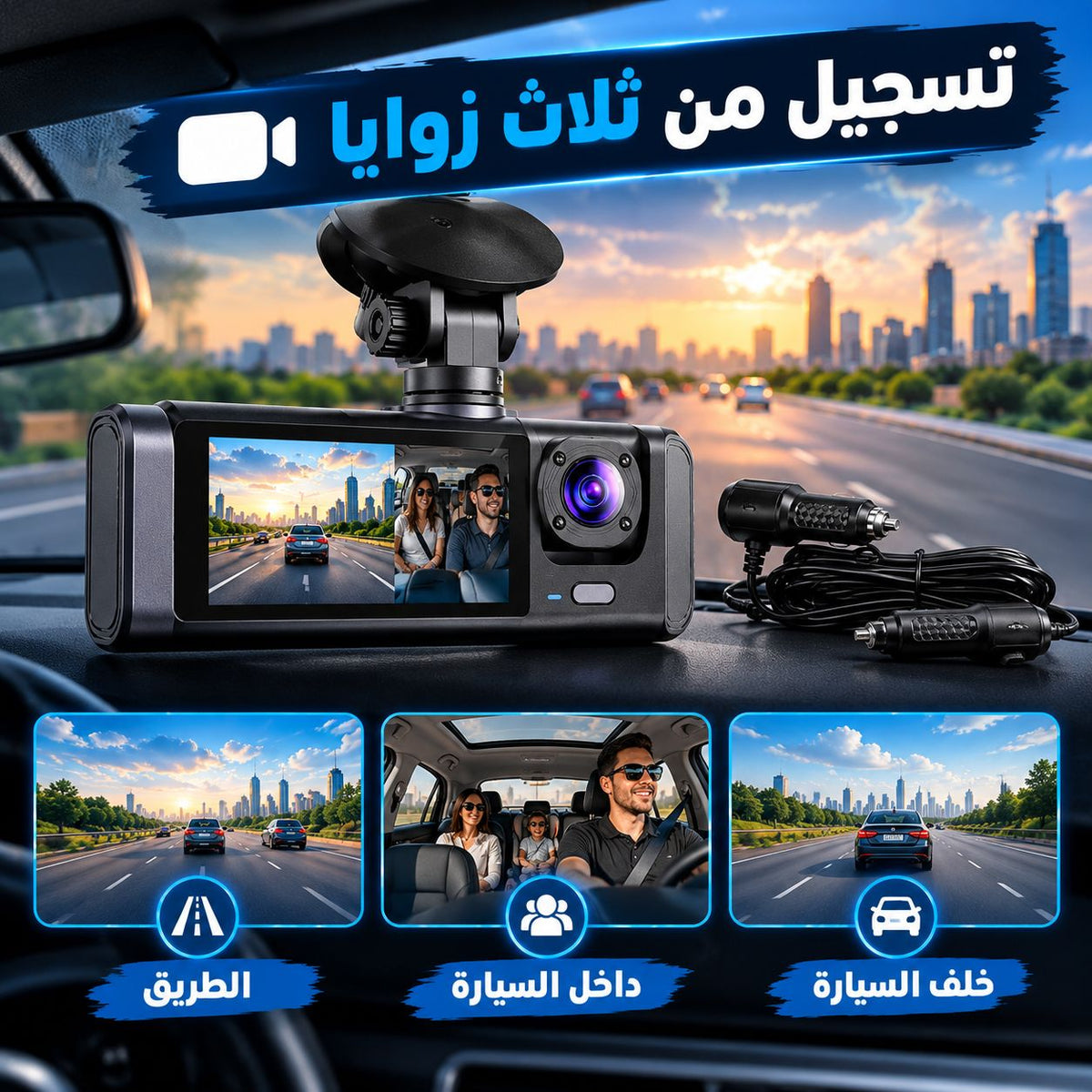 Camera de voiture Dashcam FULL HD 1080P