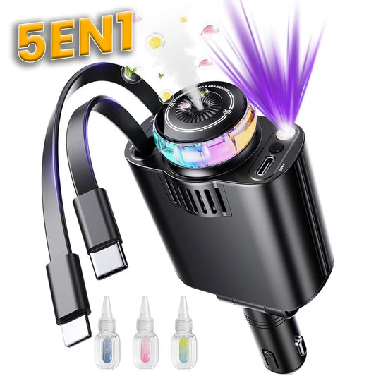 Chargeur de voiture 3 en 1 Starlight