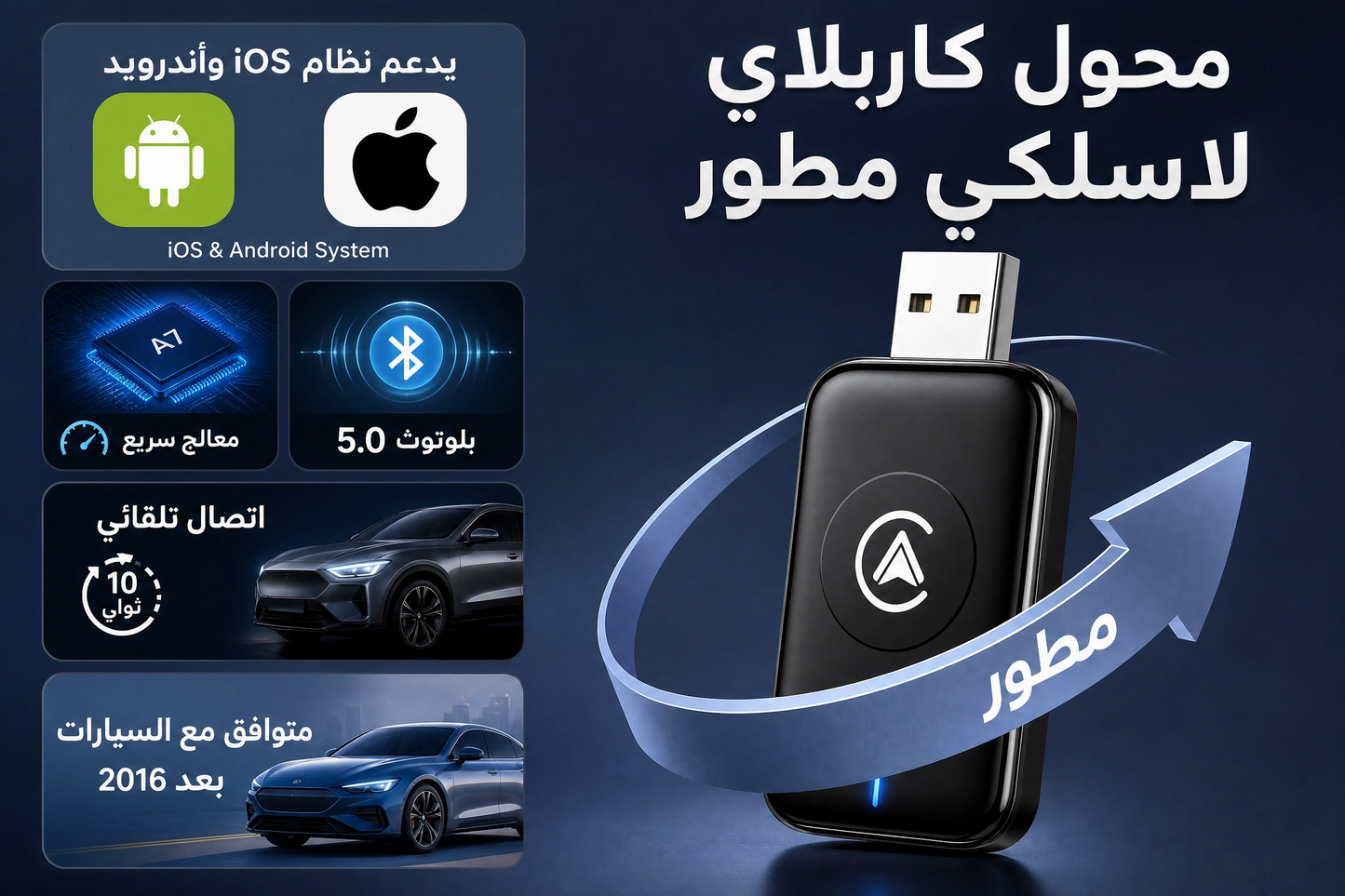 Adaptateur carplay sans fils