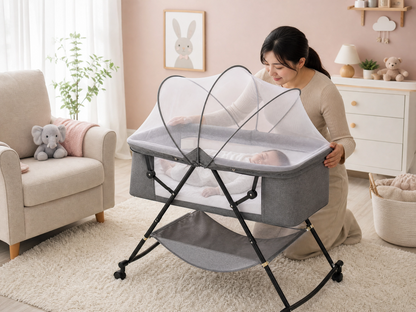 Berceau Bébé Premium 2-en-1