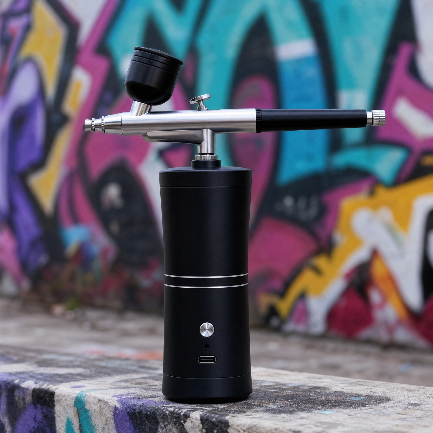 Kit aérographe électrique avec compresseur