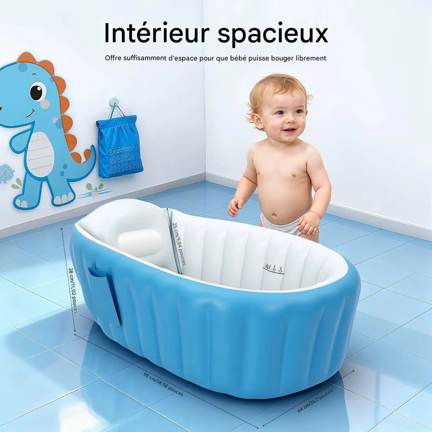Baignoire gonflable pour enfants