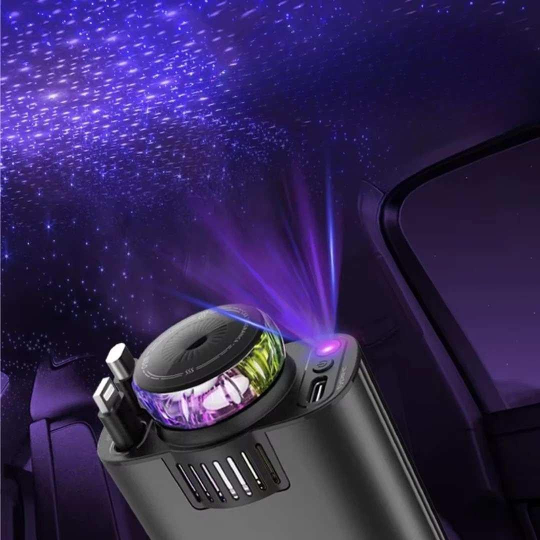 Chargeur de voiture 3 en 1 Starlight
