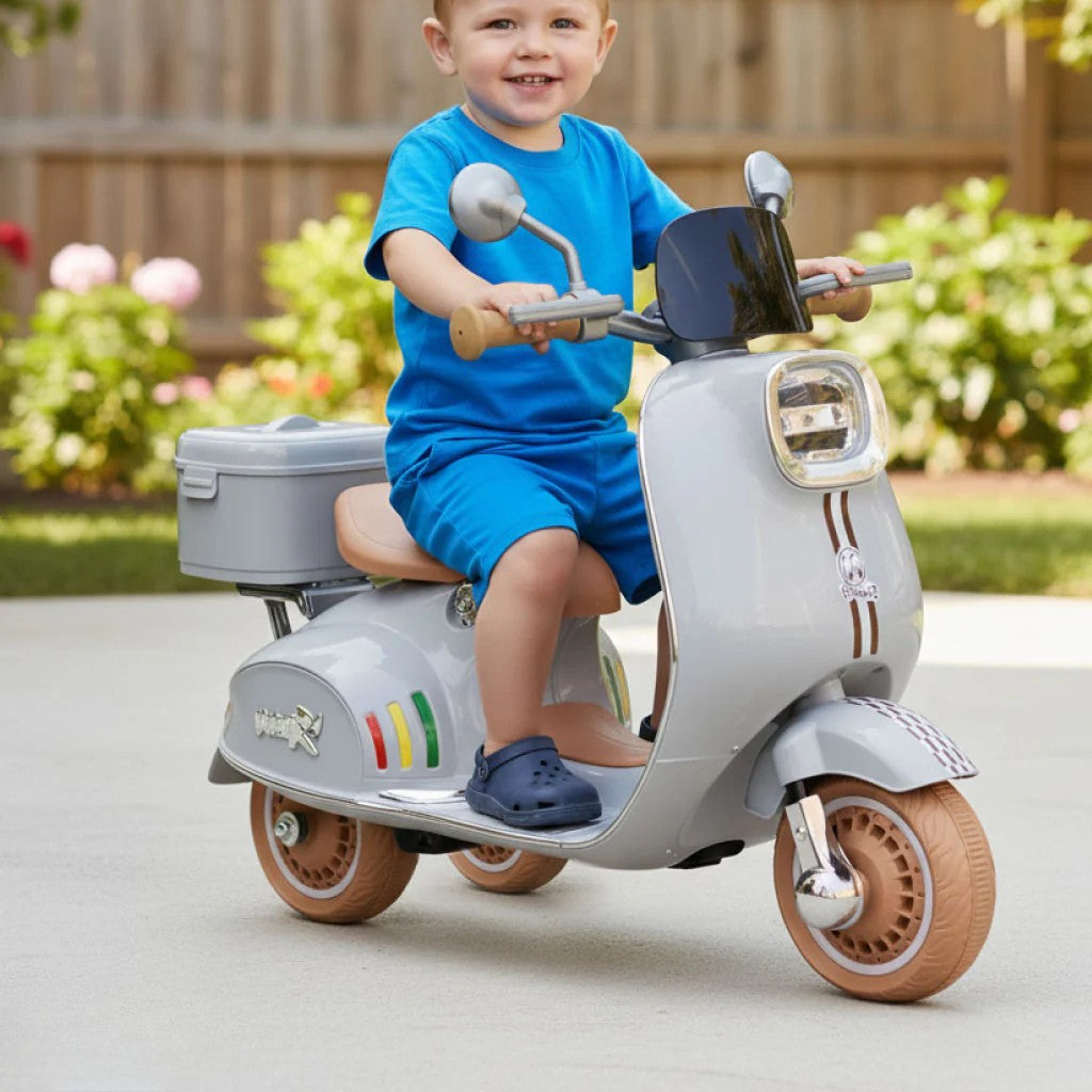 Moto Vespa Électrique pour Enfants