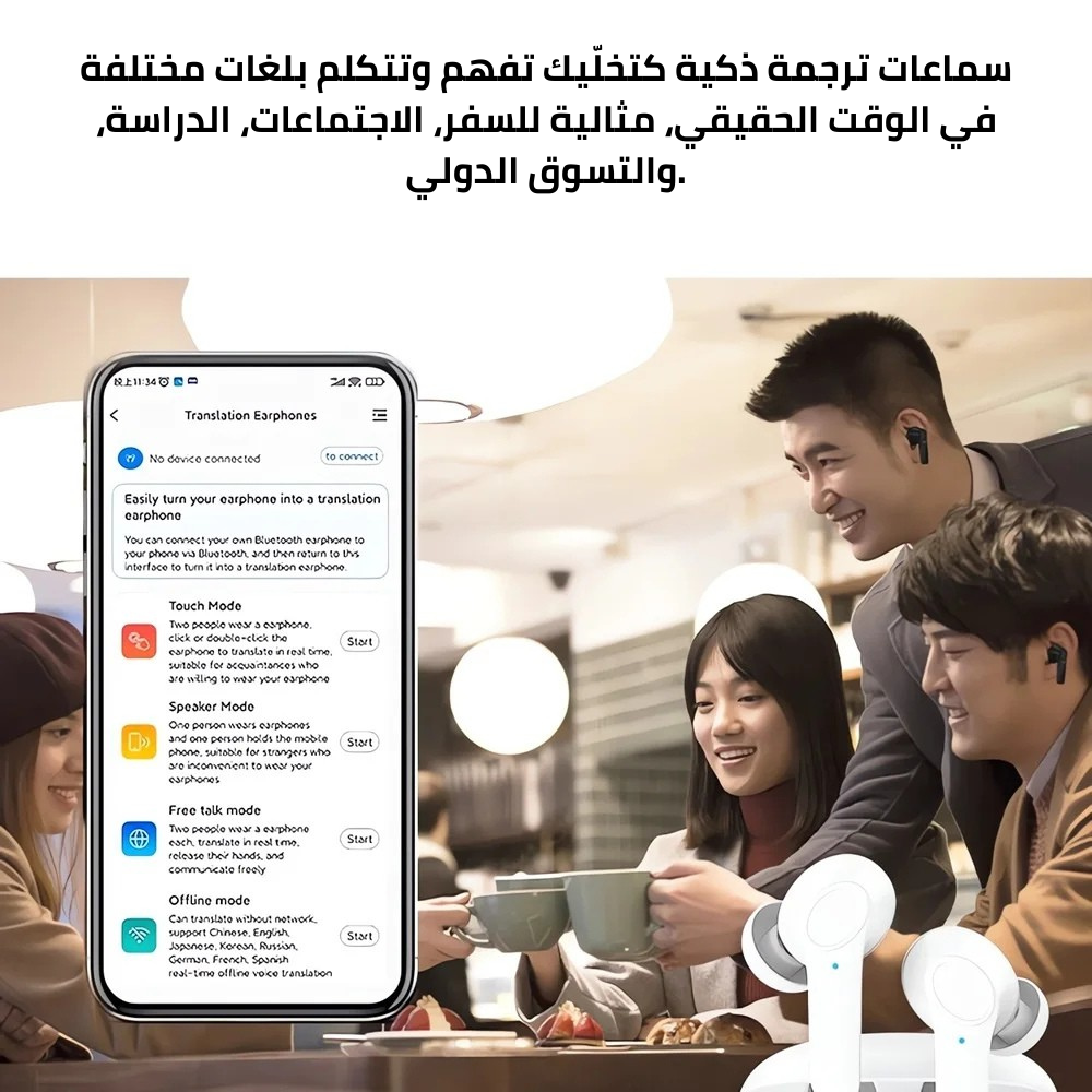 Écouteurs de traduction