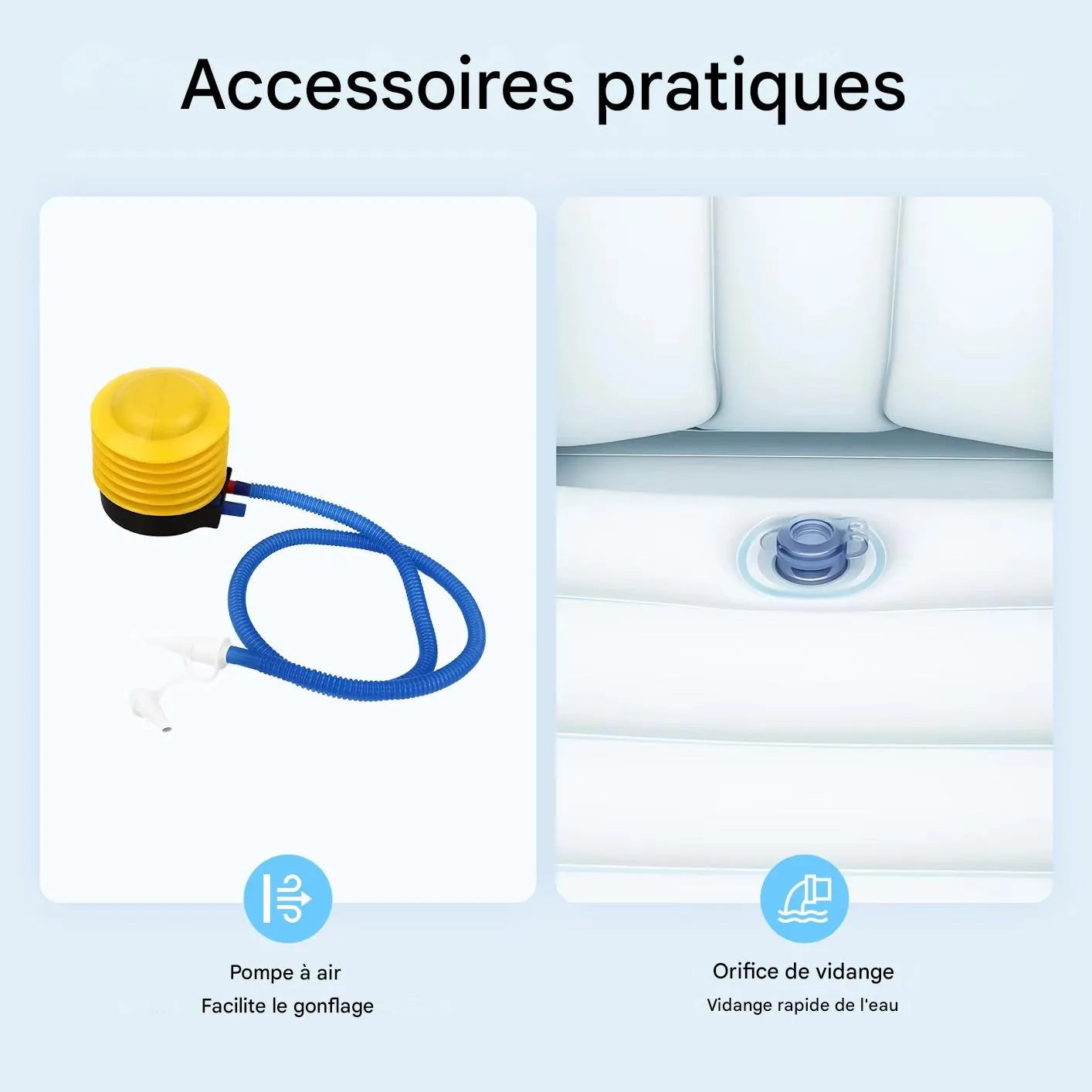 Baignoire gonflable pour enfants