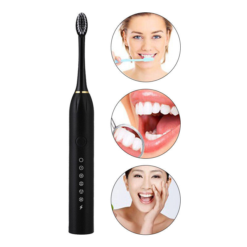 Brosse à dents électrique sonique à 3 têtes