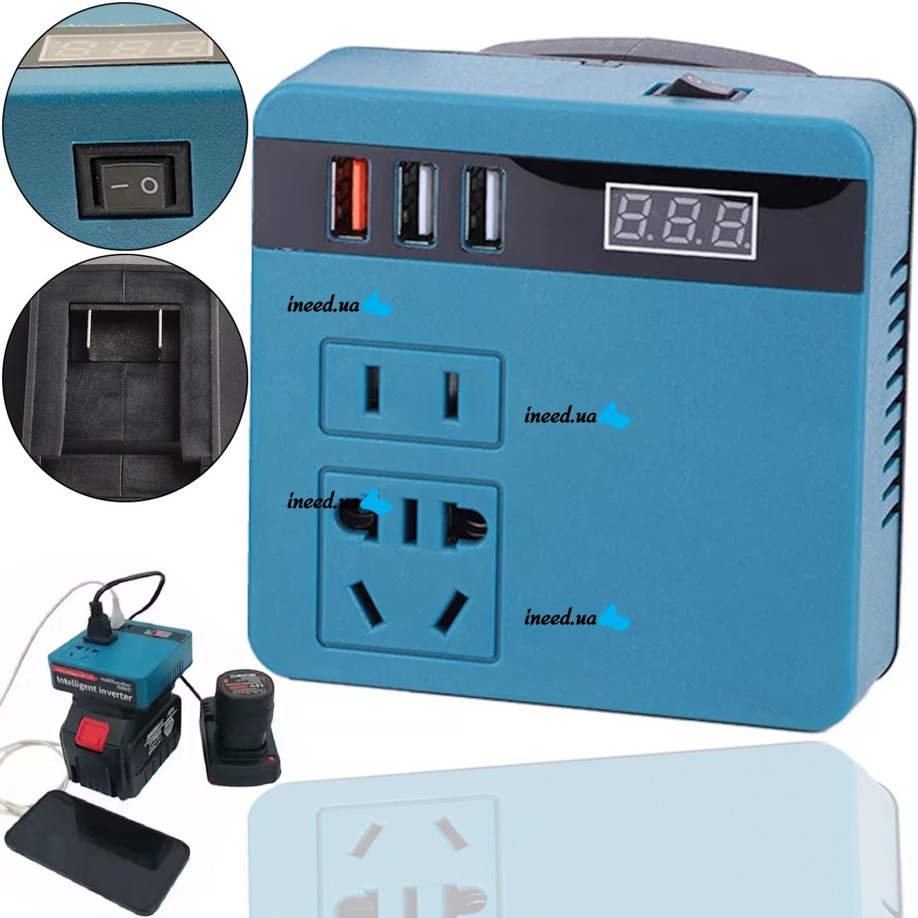 Adaptateur secteur portable