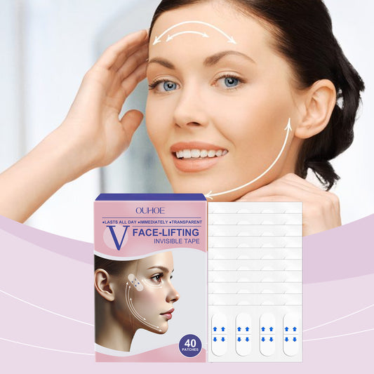 Bande liftante invisible pour le visage