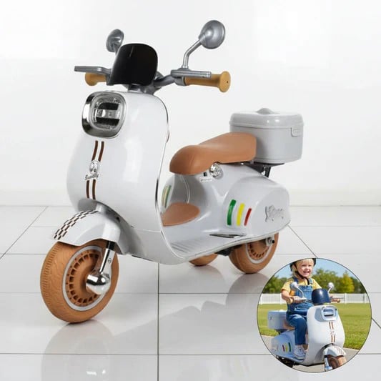 Moto Vespa Électrique pour Enfants